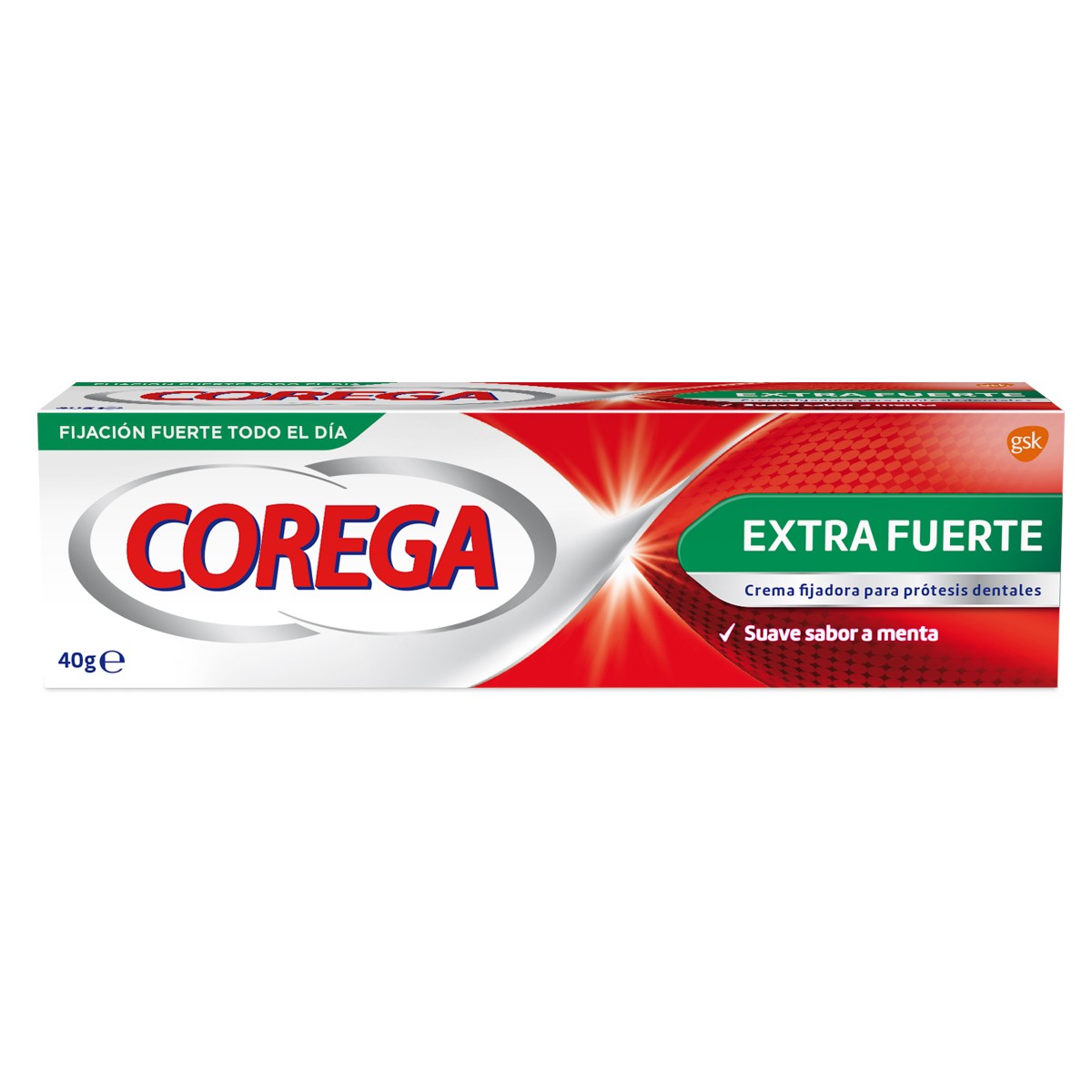 Corega extra fuerte crema sin zinc 40g